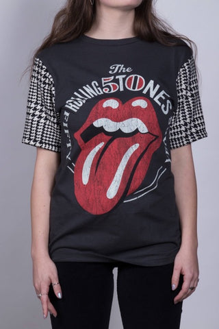 Rolling Stones Houndstooth Top
