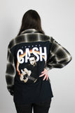 Johnny Cash Band Tee Flannel