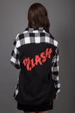 The Clash Band Tee Flannel